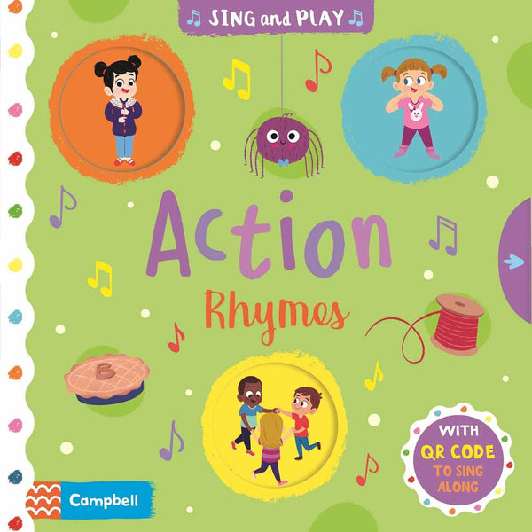 Sing and Play - Action Rhymes (Board Book with QR code) Campbell