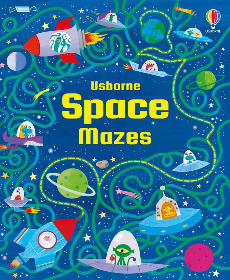 Space Maze (Usborne Book and Jigsaw) (200 pcs) - 買書書 BuyBookBook