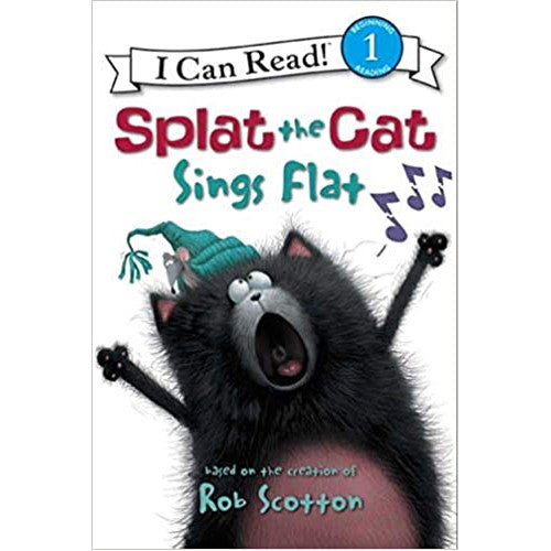 ICR: Splat the Cat : Splat the Cat Sings Flat (I Can Read! L1)-Fiction: 橋樑章節 Early Readers-買書書 BuyBookBook