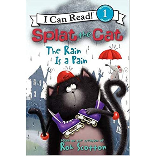 ICR: Splat the Cat : The Rain Is a Pain (I Can Read! L1)-Fiction: 橋樑章節 Early Readers-買書書 BuyBookBook