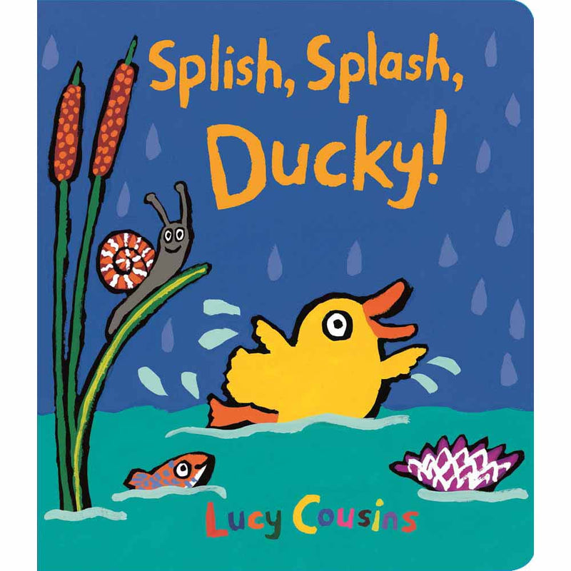 Splish, Splash, Ducky! (Board Book) (Lucy Cousins) Candlewick Press