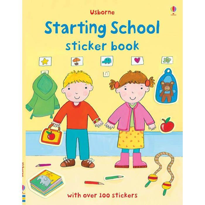 Starting school sticker book Usborne