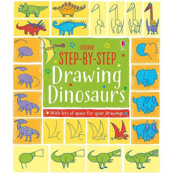 Step-by-step drawing dinosaurs Usborne