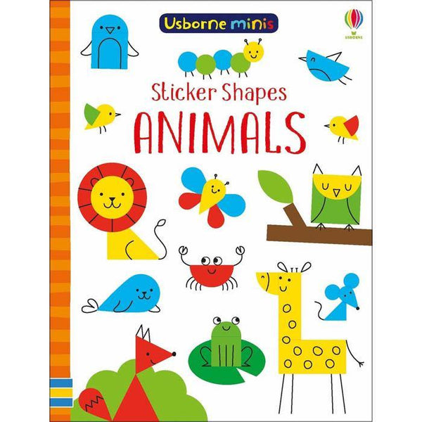 Sticker shapes animals (Mini) Usborne