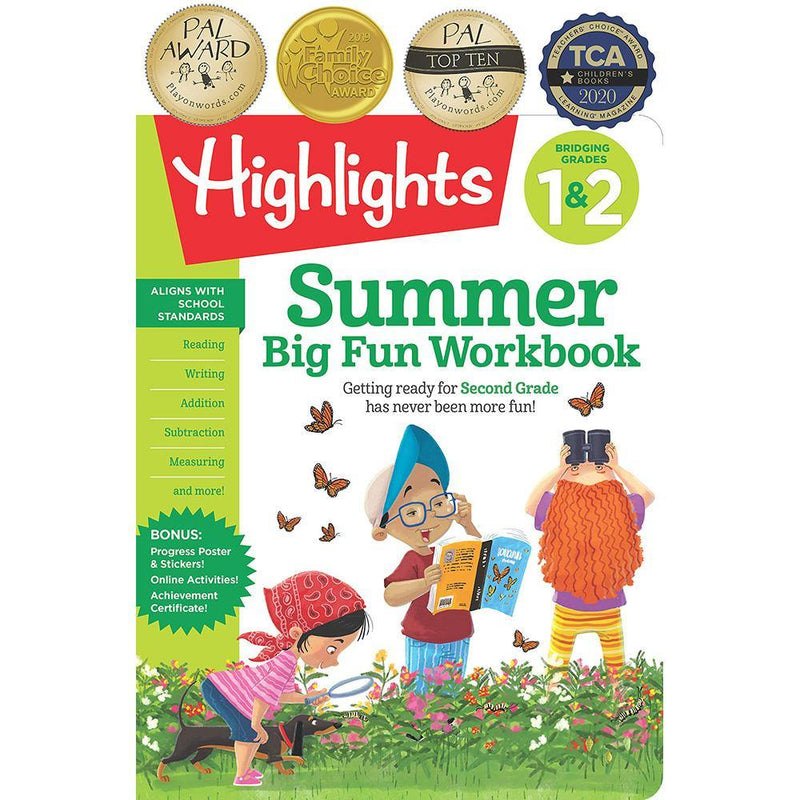Summer Big Fun Workbook Grades 1 & 2 (Highlights) PRHUS