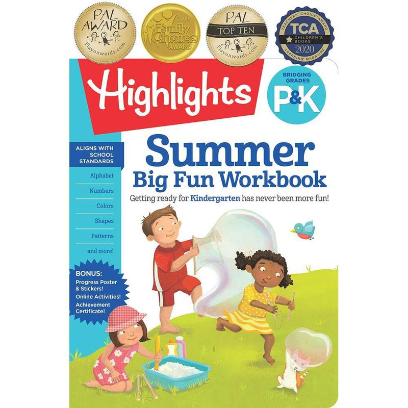 Summer Big Fun Workbook Grade P & K (Highlights) PRHUS