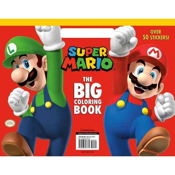 Super Mario: The Big Coloring Book (Nintendo) (Paperback) PRHUS