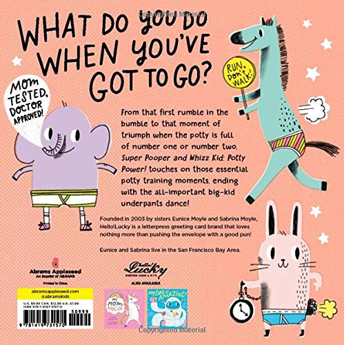 Hello!Lucky Book, A - Super Pooper and Whizz Kid Potty Power! (Board Book) - 買書書 BuyBookBook