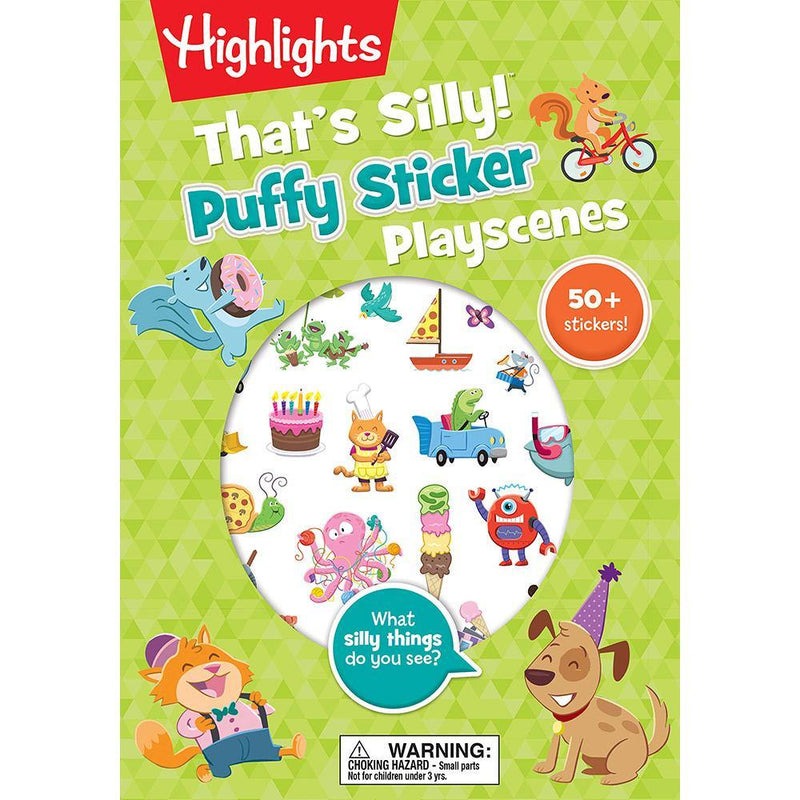 That's Silly! Puffy Sticker Playscenes (Highlights) PRHUS