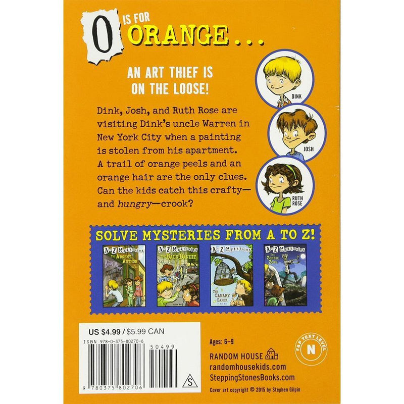 A to Z Mysteries #15 #O The Orange Outlaw