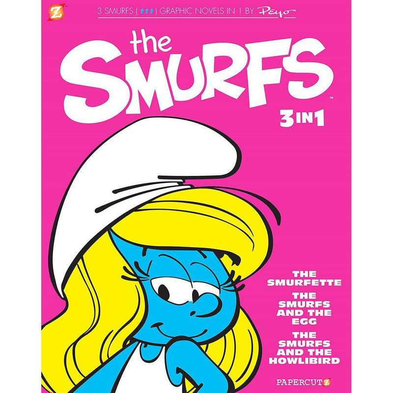 買書書BuyBookBook　#2　最抵價:　Graphic　Novels　3-in-1　Vol　正版The　Smurfs
