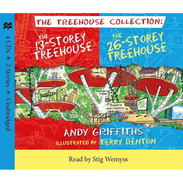 13-Storey & 26-Storey Treehouse CD set (Treehouse #01-02)(Andy Griffiths)(CD only, without book) Macmillan UK