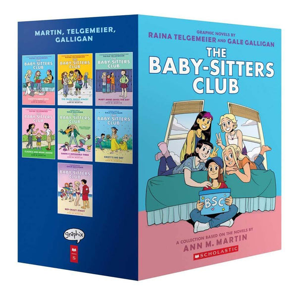 Baby-sitters Club, The #01-07 Full-Color Collection (7 Book) (Raina Telgemeier) (Ann M. Martin) Scholastic