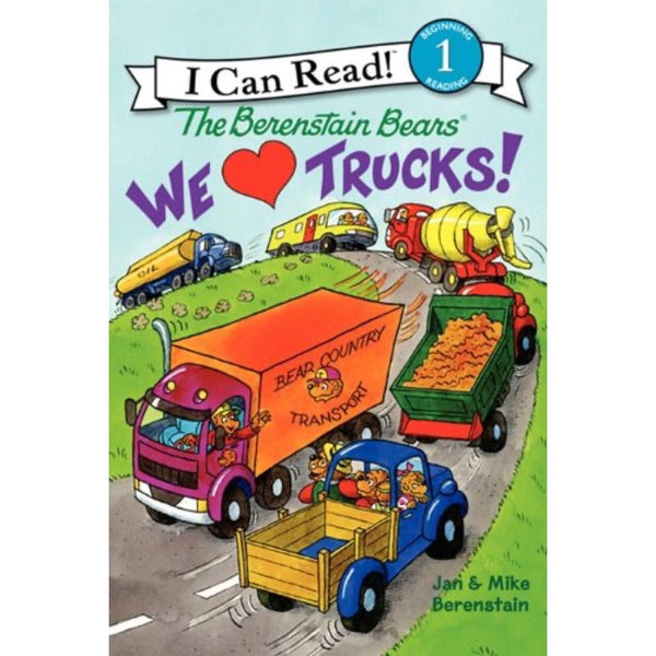 ICR: Berenstain Bears' We Love Trucks!, The (I Can Read! L1)-Fiction: 橋樑章節 Early Readers-買書書 BuyBookBook