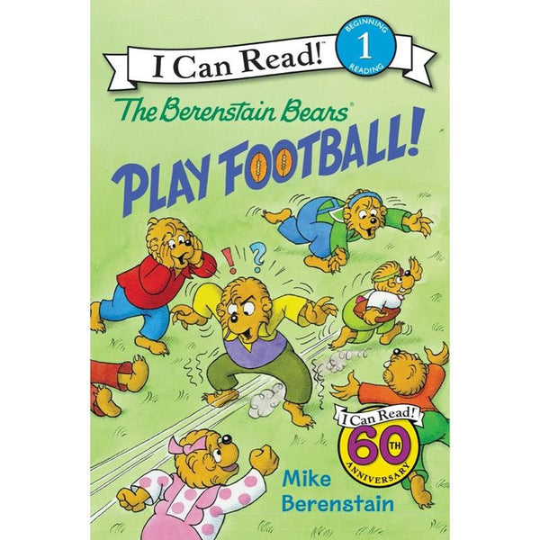 ICR: Berenstain Bears Play Football!, The (I Can Read! L1)-Fiction: 橋樑章節 Early Readers-買書書 BuyBookBook