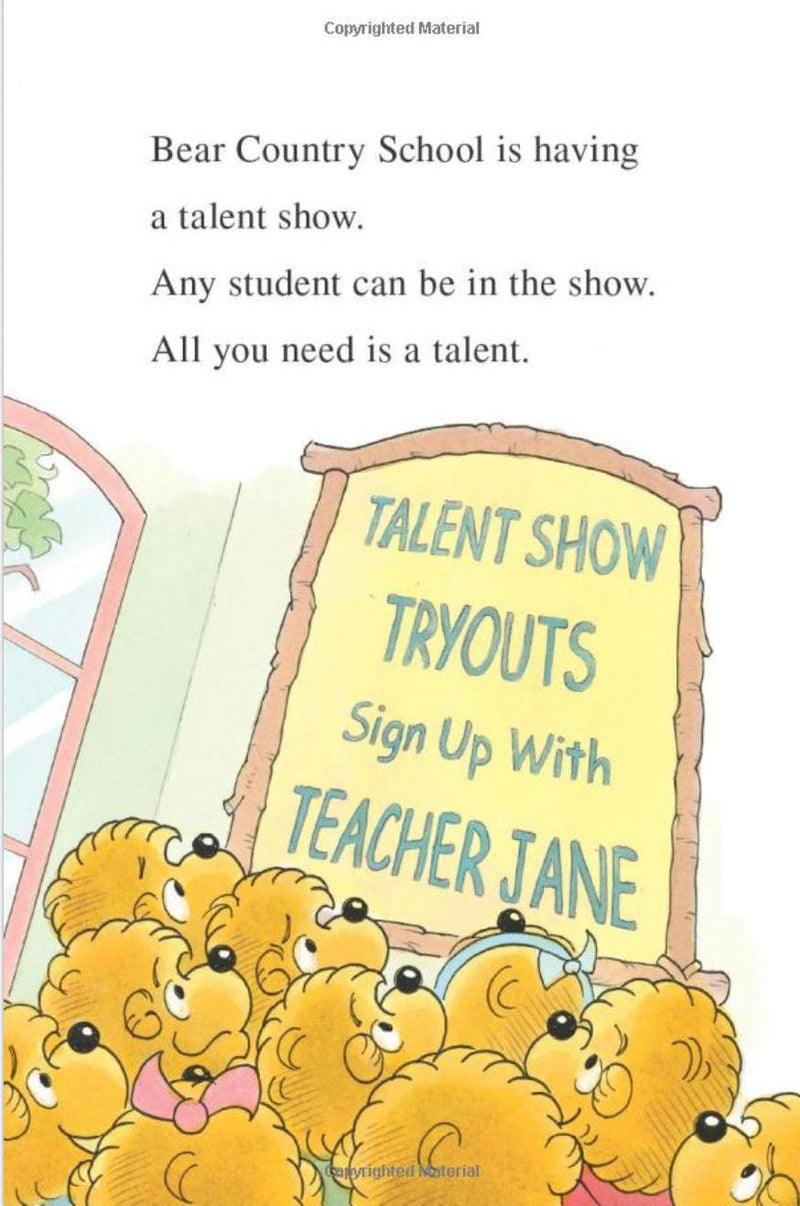 ICR: Berenstain Bears School Talent Show, The (I Can Read! L1)-Fiction: 橋樑章節 Early Readers-買書書 BuyBookBook