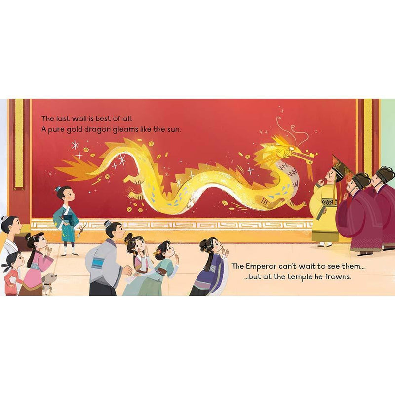 The Dragon Painter (Boardbook) Usborne