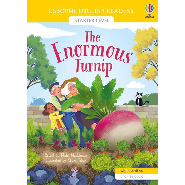 Usborne English Readers (L0) The Enormous Turnip (QR code) Usborne