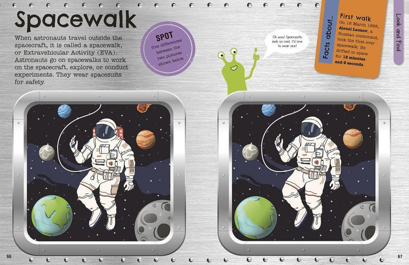 The Fact-Packed Activity Book: Space : With More Than 50 Activities, Puzzles, and More!-Nonfiction: 天文地理 Space & Geography-買書書 BuyBookBook