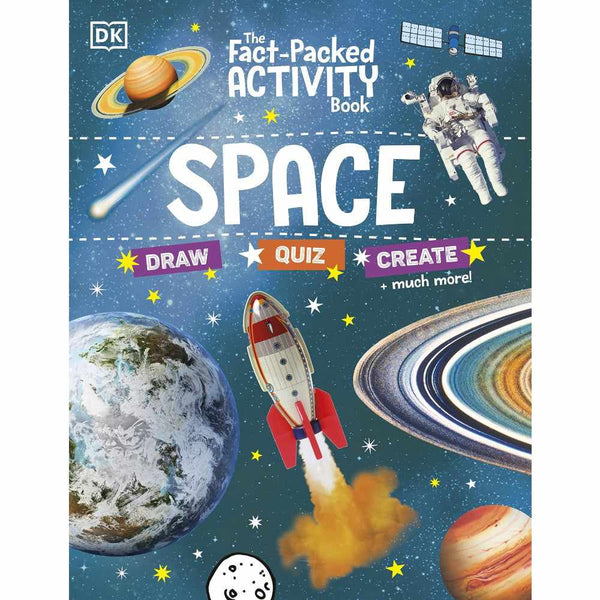 The Fact-Packed Activity Book: Space : With More Than 50 Activities, Puzzles, and More!-Nonfiction: 天文地理 Space & Geography-買書書 BuyBookBook