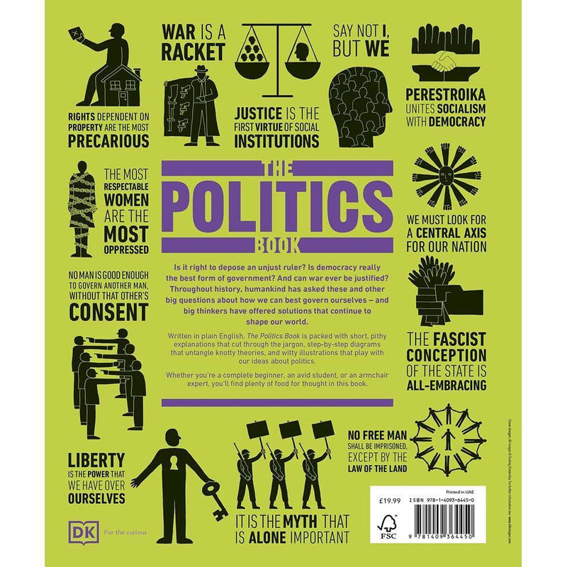 Big Ideas Simply Explained - The Politics Book (Hardback) DK UK