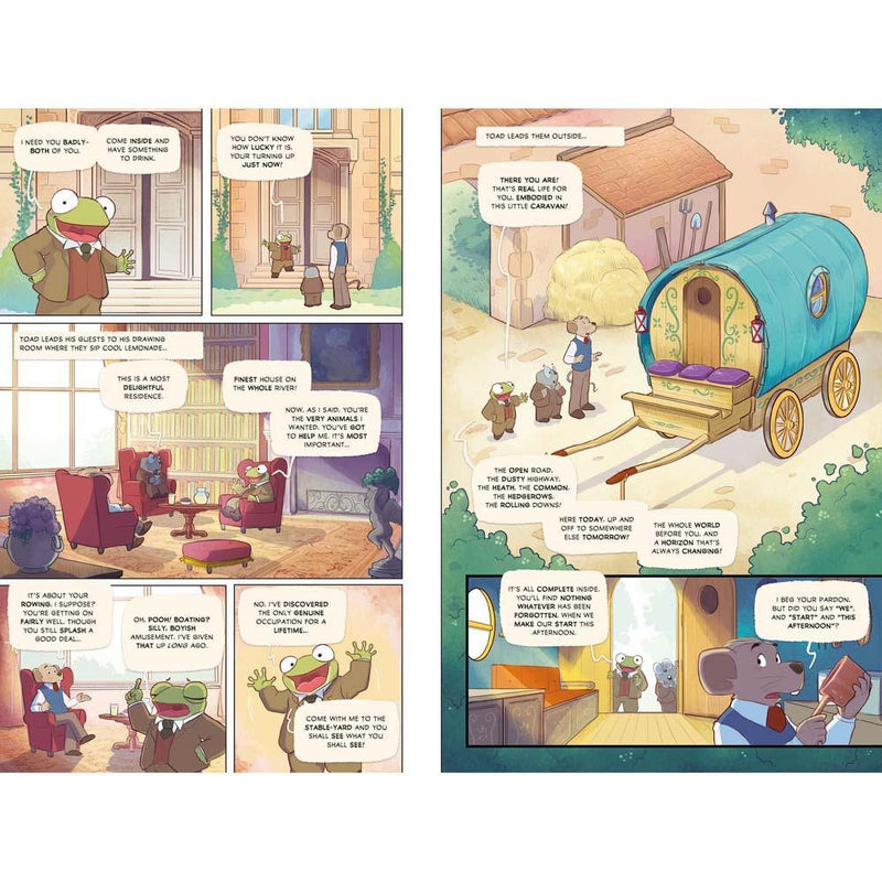 The Wind in the Willows Graphic Novel Usborne