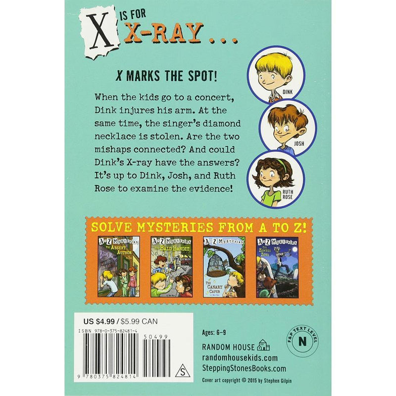 A to Z Mysteries #24 #X The X'ed-Out X-Ray