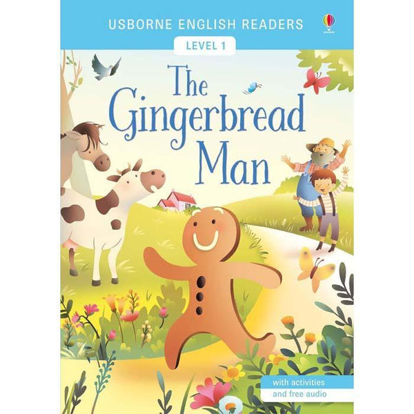 Usborne Readers (L1) Gingerbread Man, The (QR Code) Usborne