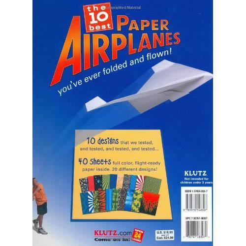 The Klutz Book of Paper Airplanes Klutz