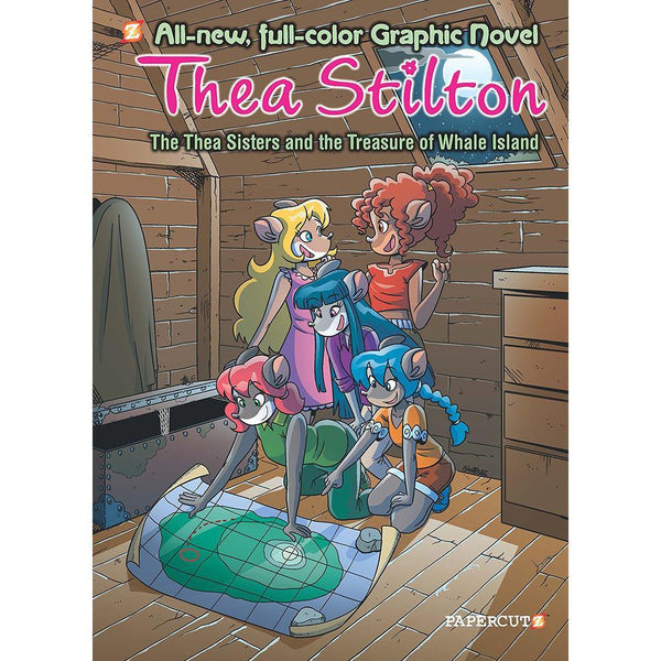 Thea Stilton Graphic Novels #8: The Thea Sisters and the Secret Treasure Hunt (Hardback) Macmillan US