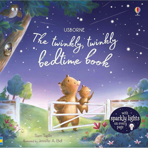 The twinkly twinkly Bedtime book (with Sparkly Lights) Usborne