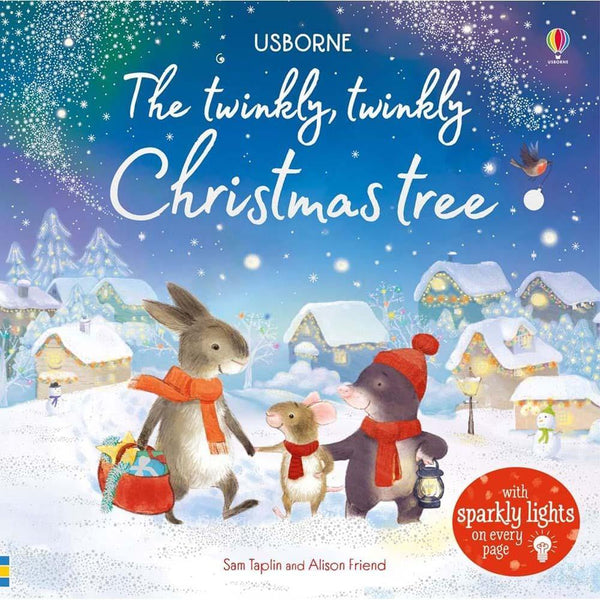 The twinkly twinkly Christmas tree (with Sparkly Lights) Usborne