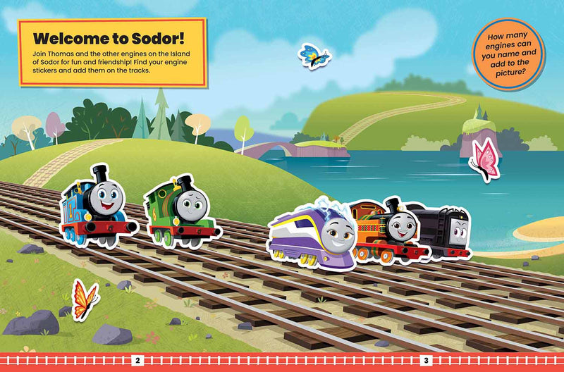 Thomas & Friends Speedy Sticker Scenes - 買書書 BuyBookBook