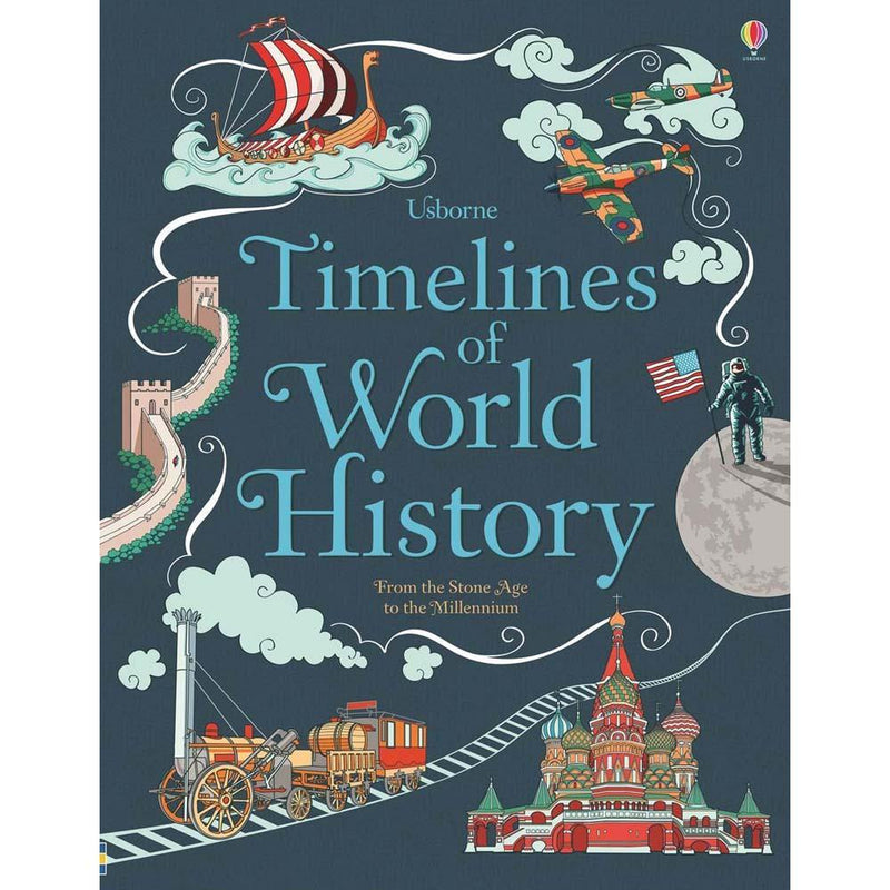 Timelines of World History (Hardback) Usborne