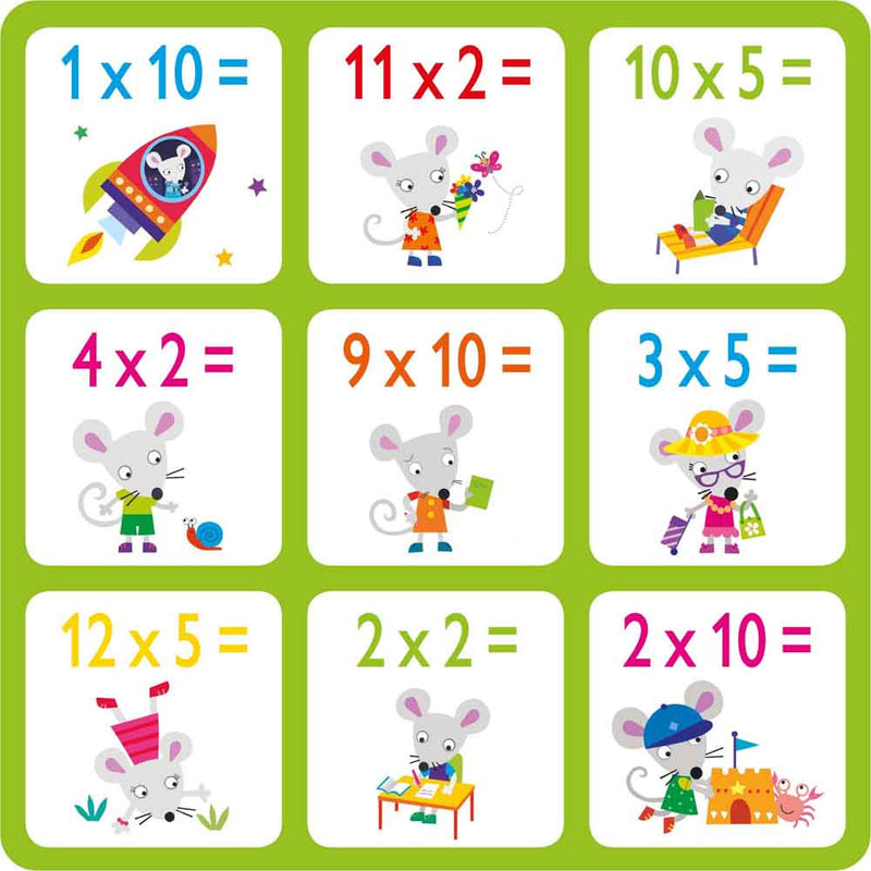 Times Tables Matching Games and Book - 買書書 BuyBookBook