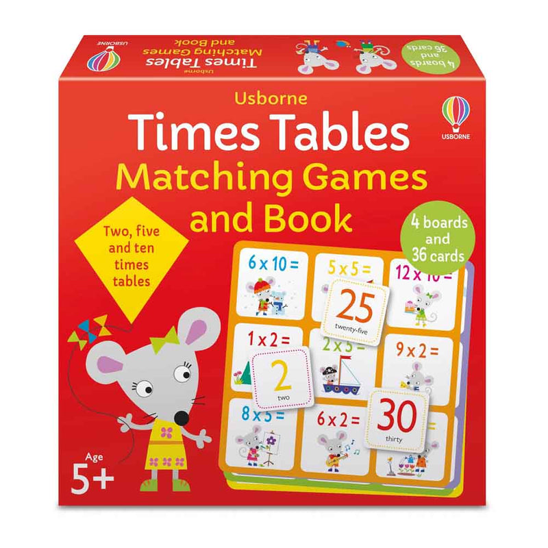Times Tables Matching Games and Book - 買書書 BuyBookBook