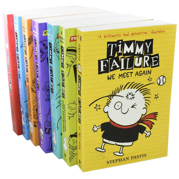 Timmy Failure #1-7 Bundle (7 books)-Fiction: 偵探懸疑 Detective & Mystery-買書書 BuyBookBook