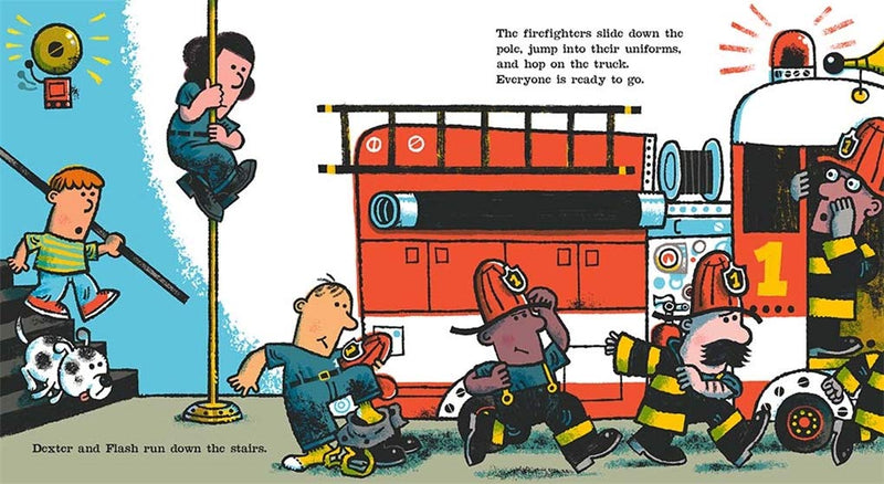 Tinyville Town - At the Firehouse - 買書書 BuyBookBook