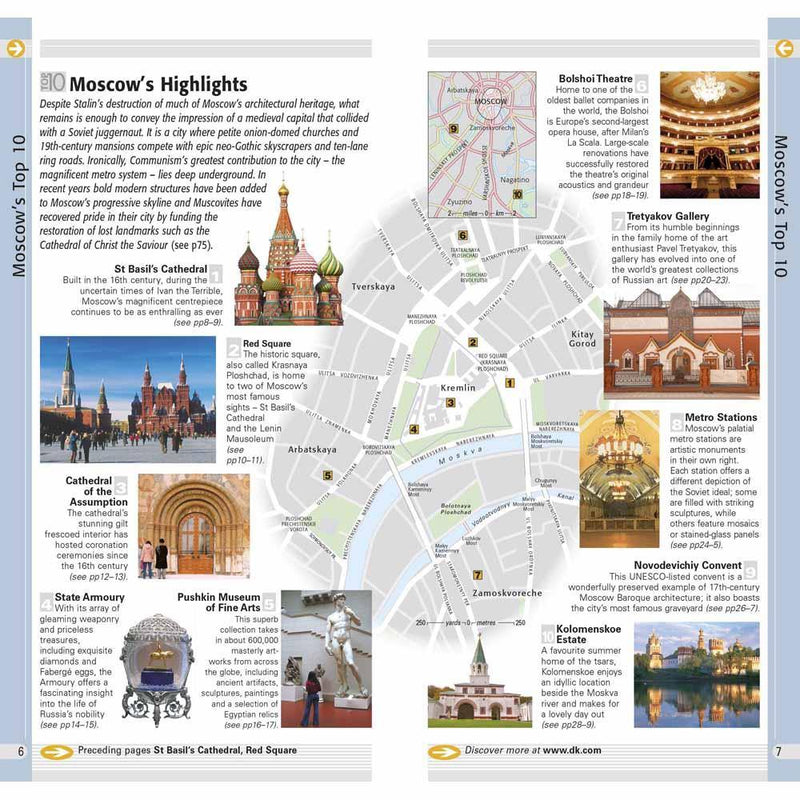 DK Eyewitness Travel -Top 10 Moscow (Paperback) DK UK