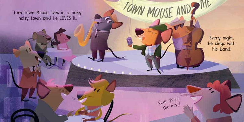 Little Board Book: Town Mouse and the Country Mouse, The - 買書書 BuyBookBook