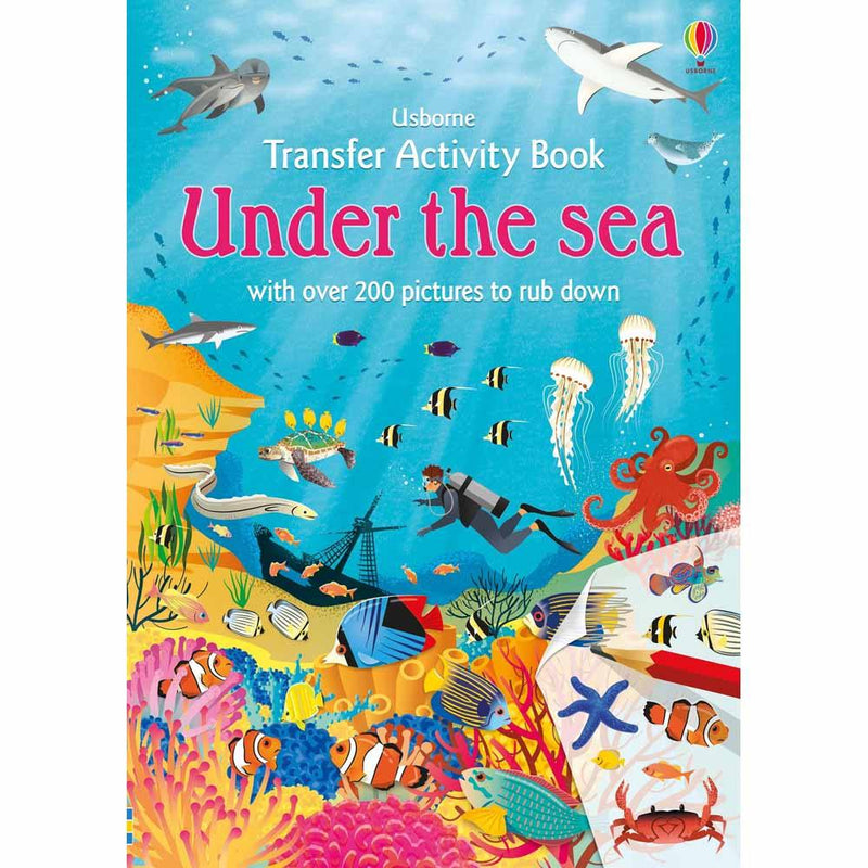Transfer Activity Book Under the Sea Usborne