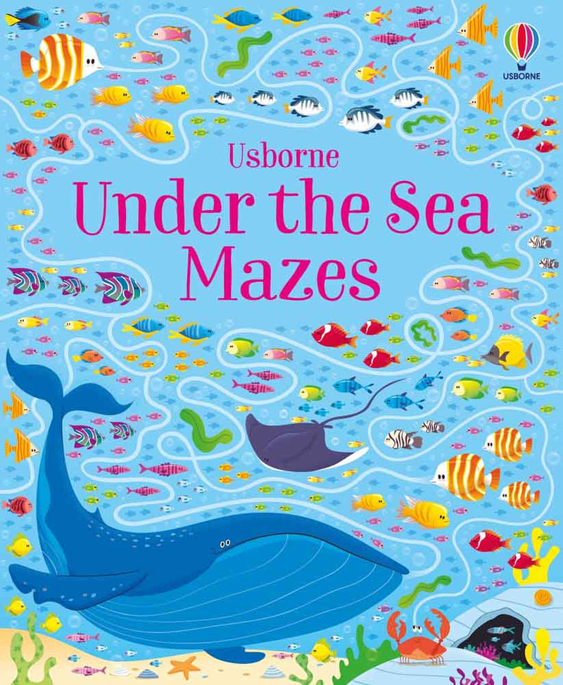 Under the Sea Maze (Usborne Book and Jigsaw) (200 pcs) - 買書書 BuyBookBook