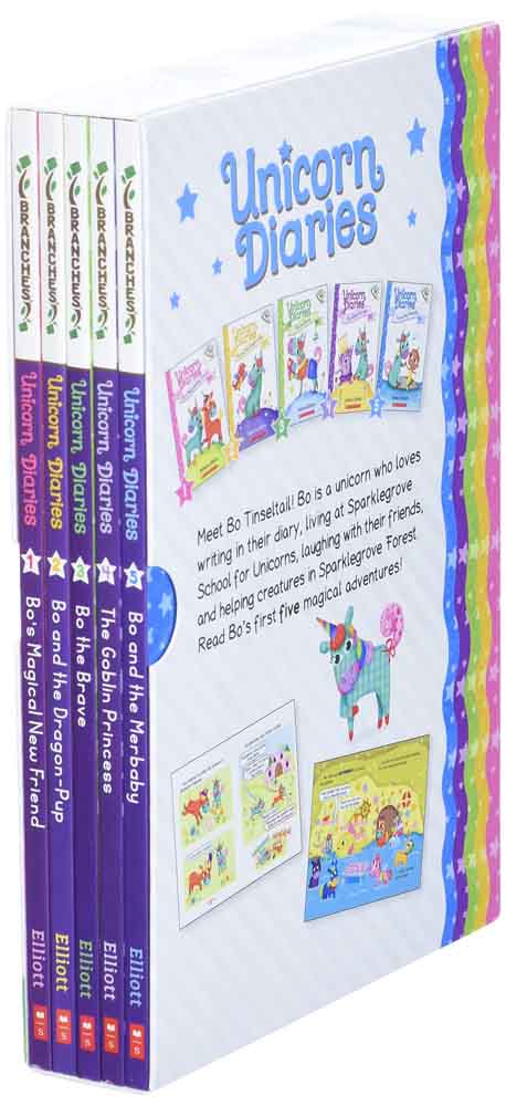 Unicorn Diaries Box Set (5 Books) (Branches) (Rebecca Elliott) - 買書書 BuyBookBook