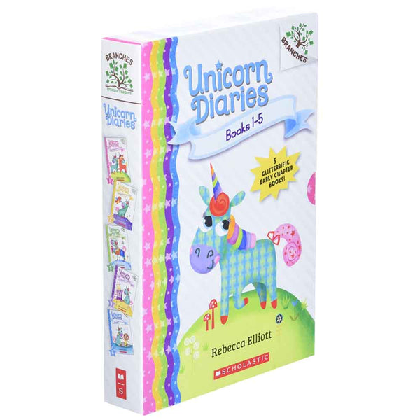 Unicorn Diaries Box Set (5 Books) (Branches) (Rebecca Elliott) - 買書書 BuyBookBook