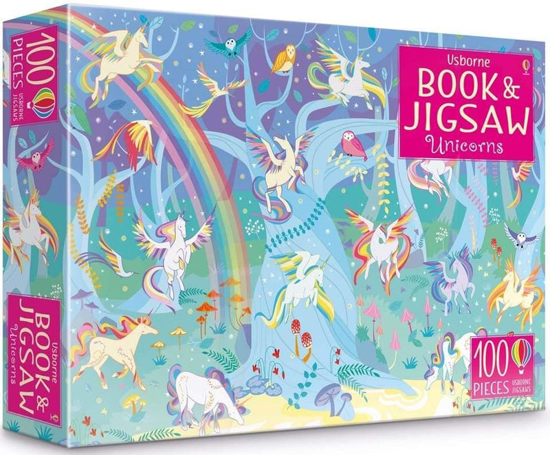 Unicorns (Usborne Sticker Book and Jigsaw) (100 pcs) Usborne