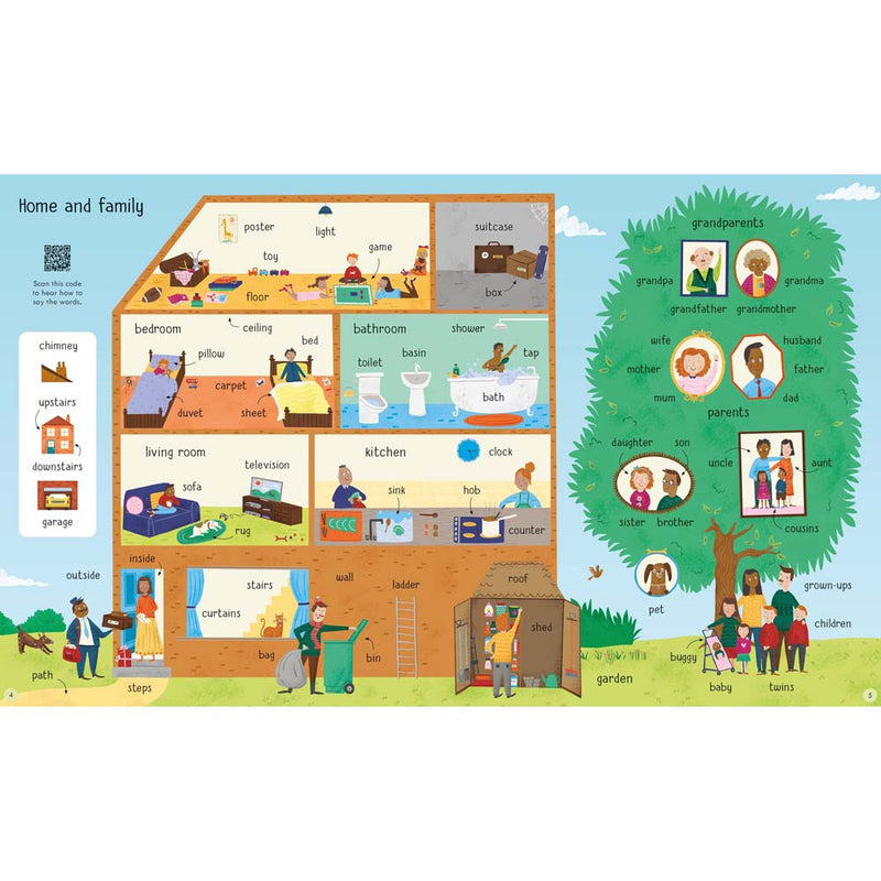 Usborne Preschool Early Learning Mega Bundle (4 Books + 2 Jigsaws + 1 Tote Bag) Usborne