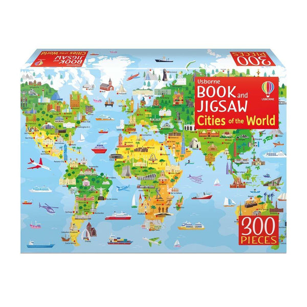 Cities of the World  (Usborne Book and Jigsaw) (300 pcs) Usborne