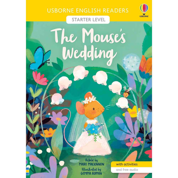 Usborne English Readers (L0) The Mouse's Wedding (QR code) - 買書書 BuyBookBook