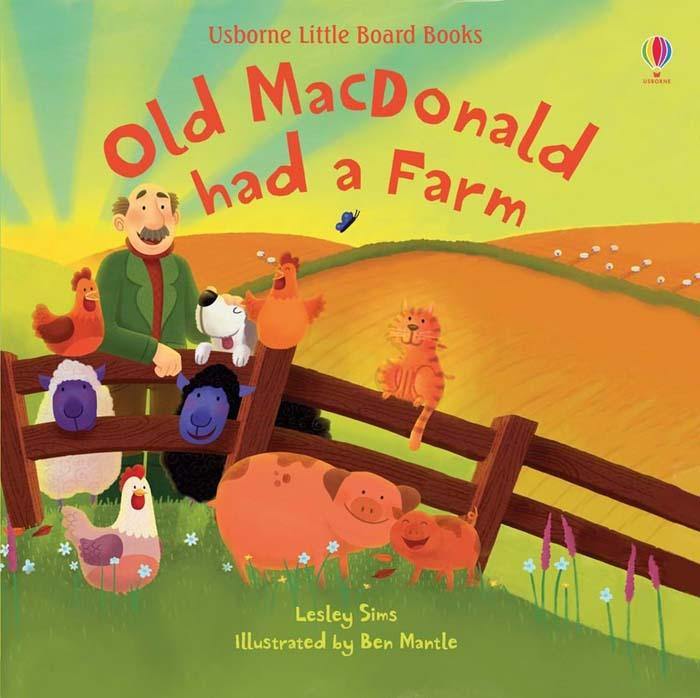 Usborne Little Board Books - Old MacDonald Had a Farm (QR Code) Usborne