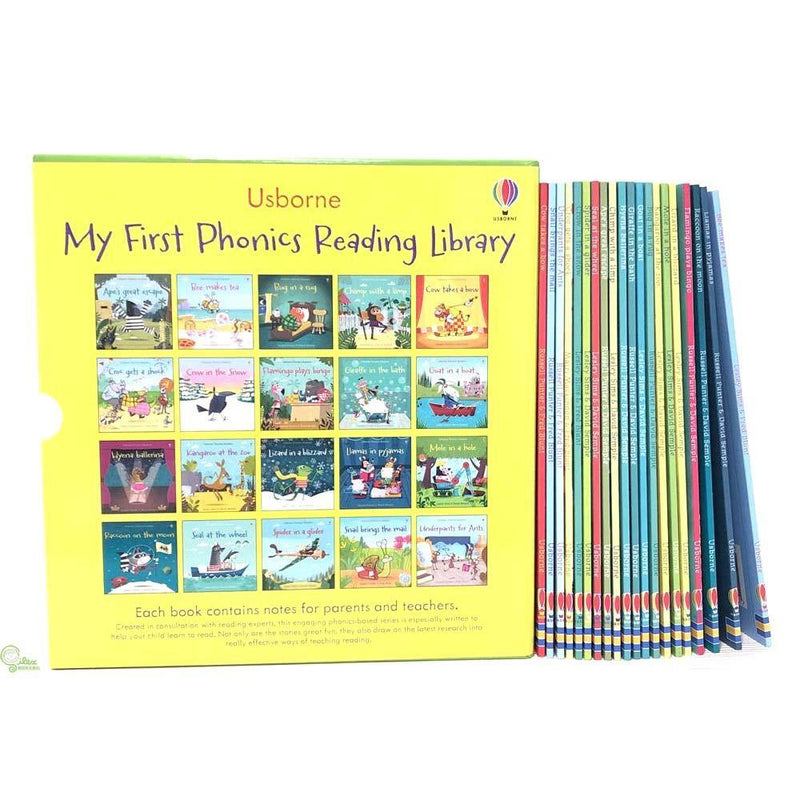 Usborne My First Phonics Reading Library Complete Collection A+B (20 Books) (QR Code) Usborne